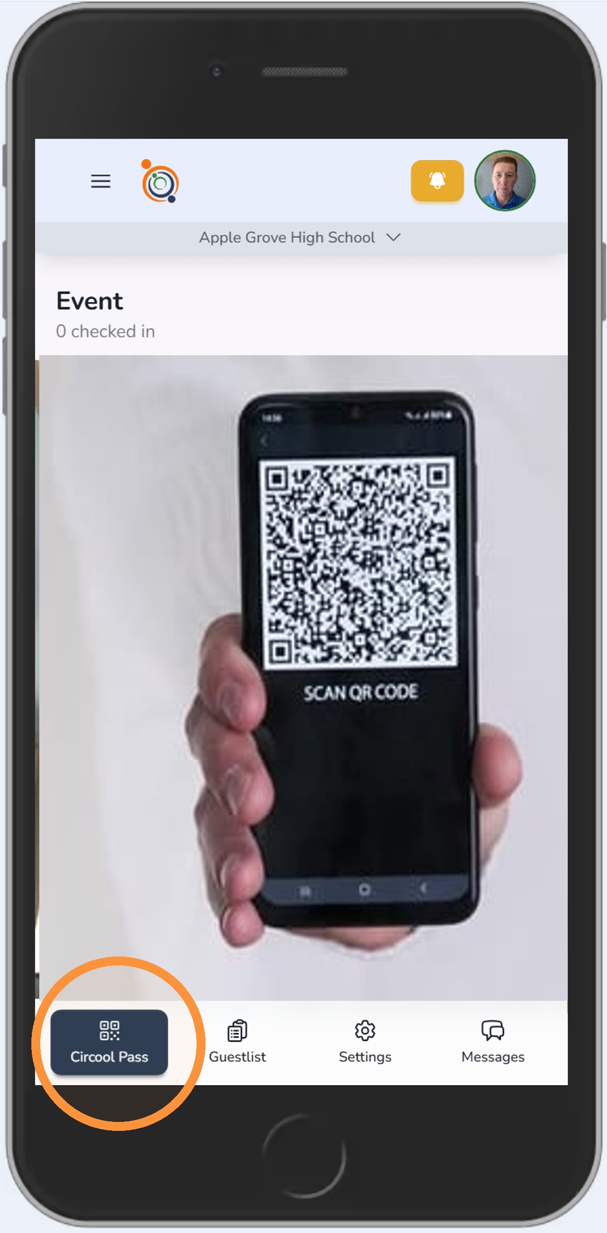 Circool Pass scanner for student reunification