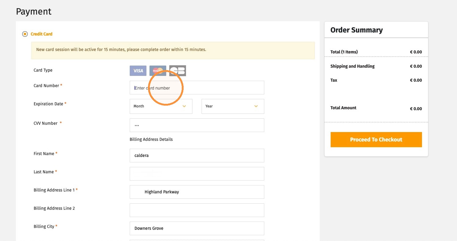 Add a payment card
