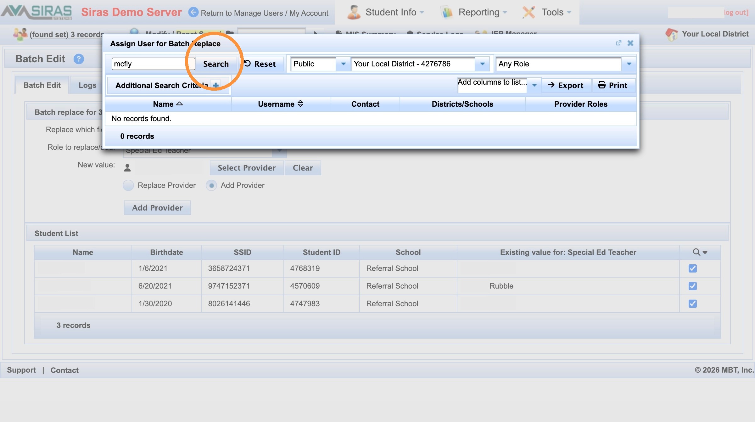 No provider results after initial filters