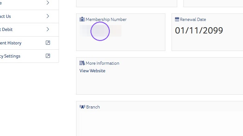 How to find your membership number