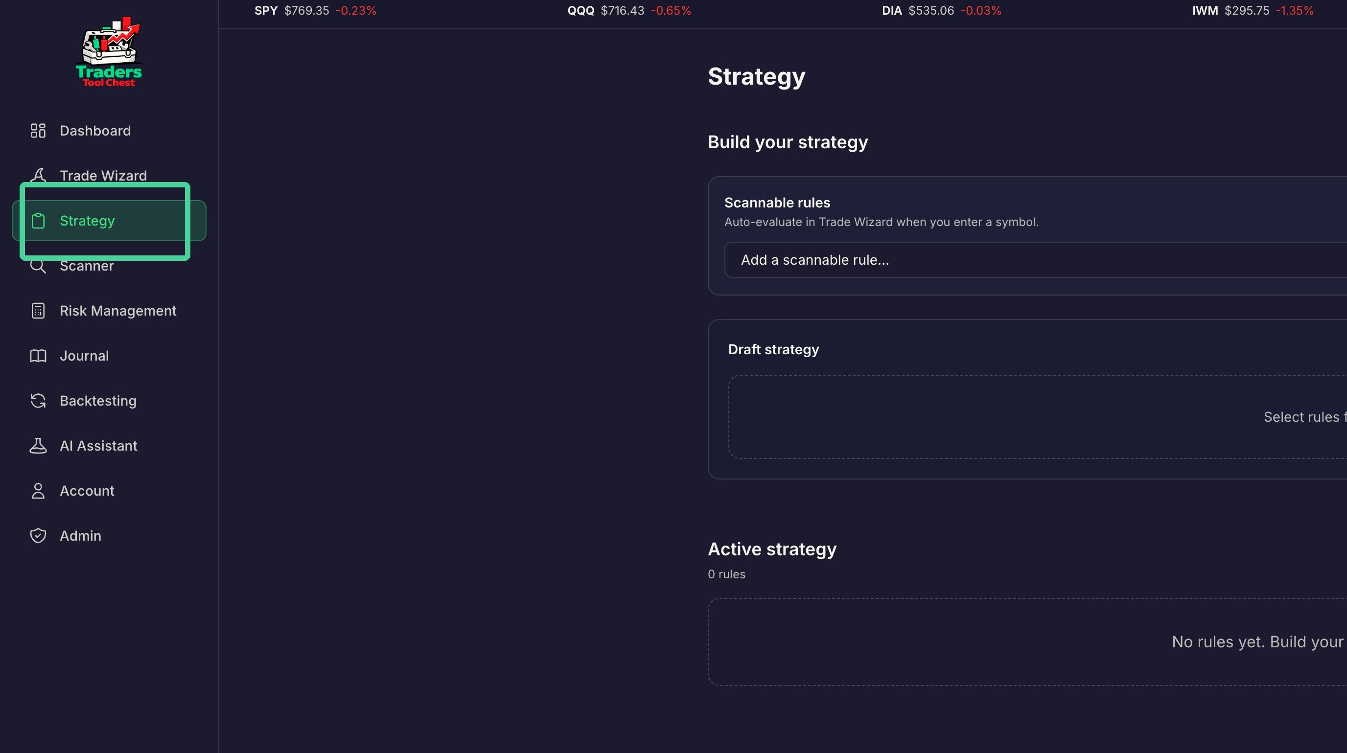 Clicking Strategy in the navigation