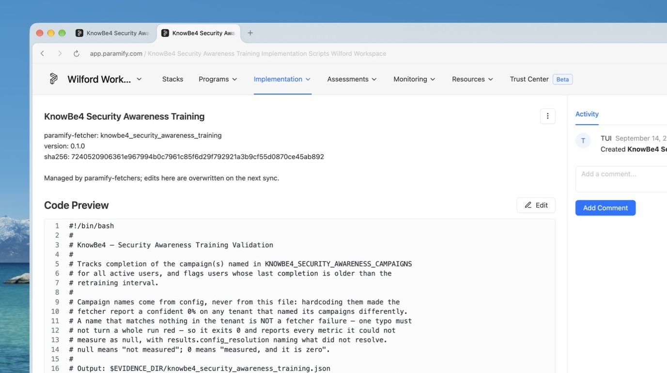 Previewing the fetcher script