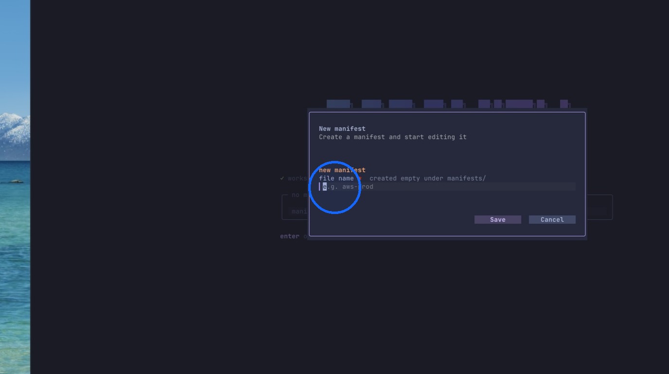 Naming the new manifest