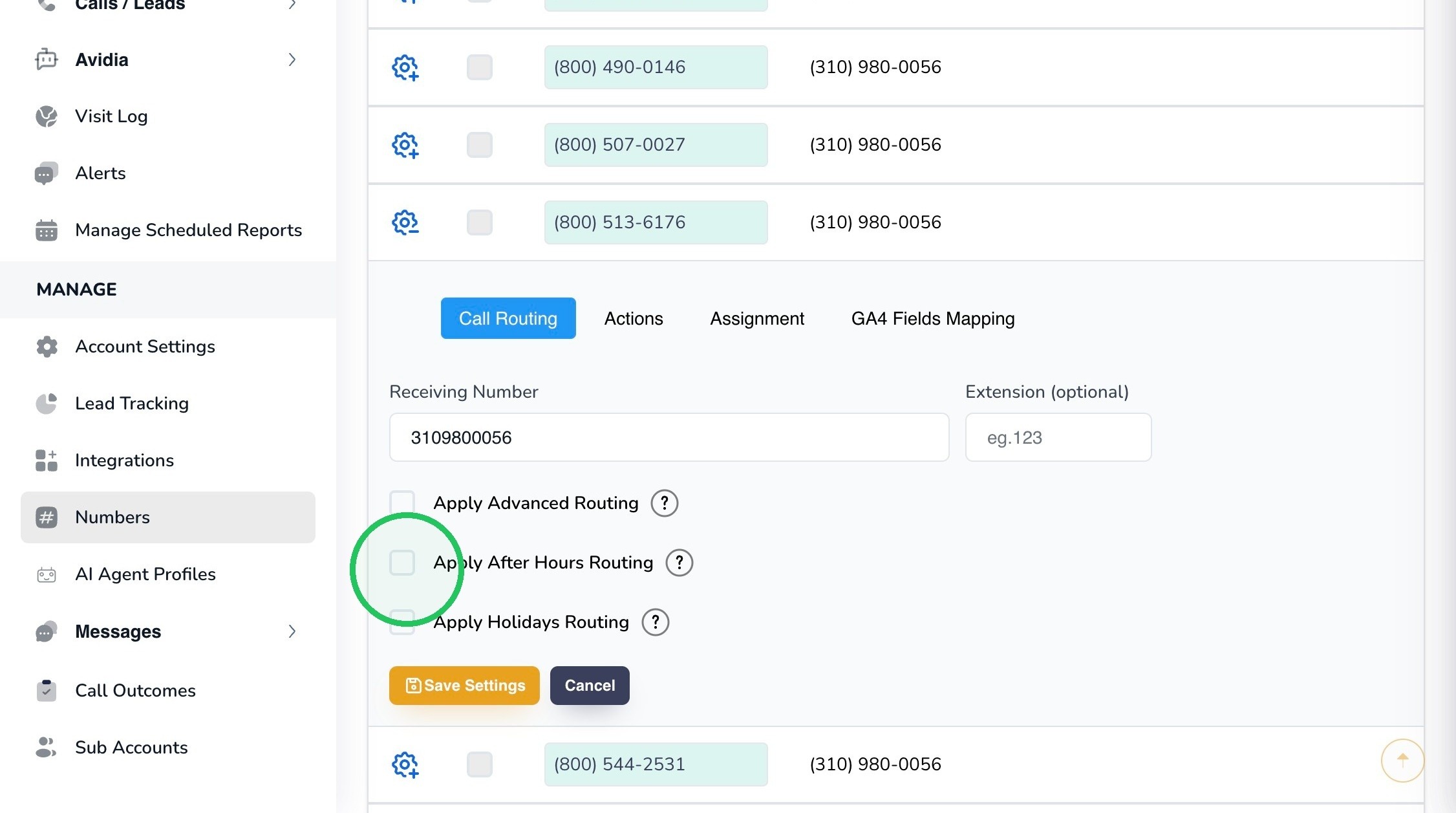 Call Routing