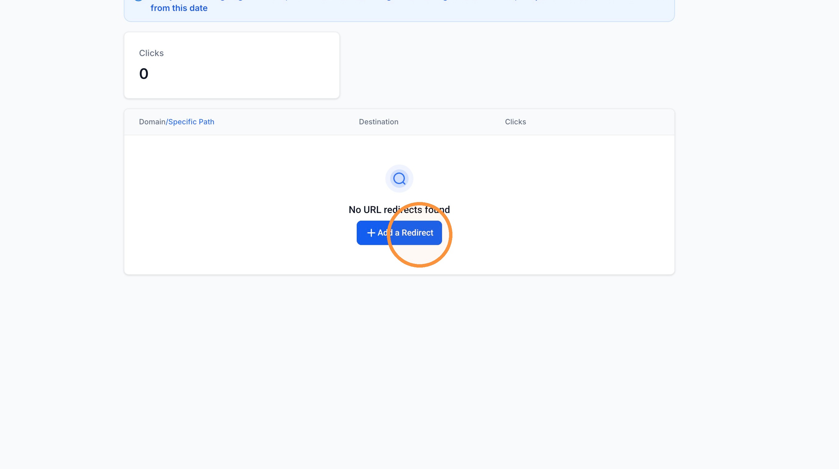 Add a Redirect