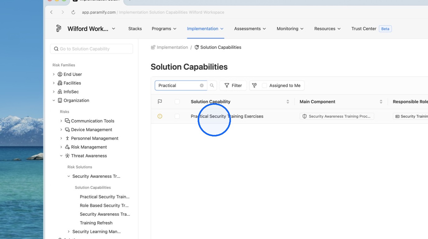 Opening the Solution Capability
