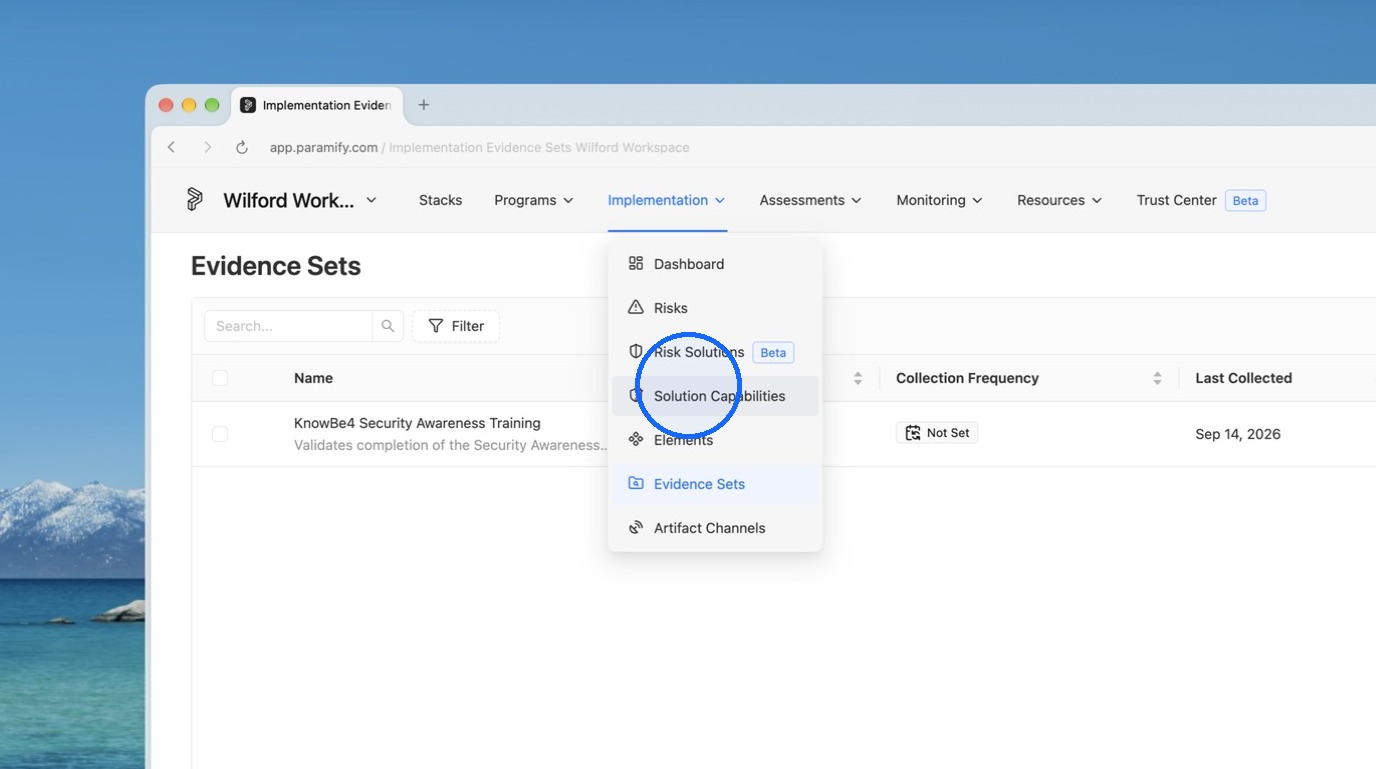 Opening Solution Capabilities